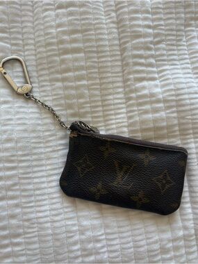 Louis Vuitton Brown Monogram Keychain Coin Pouch